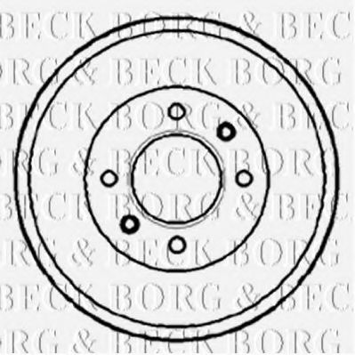 BORG & BECK BBR7088 Тормозной барабан для PEUGEOT 305 II (Пежо 305 2) BORG & BECK BBR7088 Тормозной барабан для PEUGEOT 305 II (Пежо 305 2)