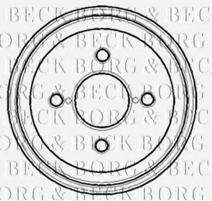 BORG & BECK BBR7095 Тормозной барабан для MITSUBISHI LANCER IV (Митсубиши/митсубиси Ланcэр иv) BORG & BECK BBR7095 Тормозной барабан для MITSUBISHI LANCER IV (Митсубиши/митсубиси Ланcэр иv)