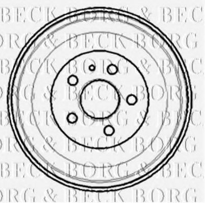 BORG & BECK BBR7100 Тормозной барабан для CITROËN SYNERGIE (CитроËн Сънэргиэ) BORG & BECK BBR7100 Тормозной барабан для CITROËN SYNERGIE (CитроËн Сънэргиэ)