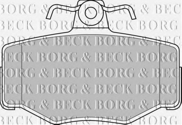 BORG & BECK BBP1673 Тормозные колодки для NISSAN PRIMERA (Ниссан Примера) BORG & BECK BBP1673 Тормозные колодки для NISSAN PRIMERA (Ниссан Примера)