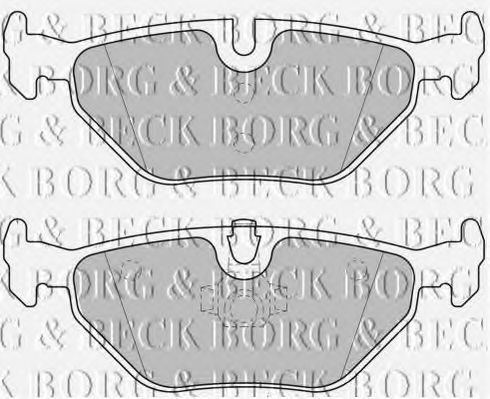 BORG & BECK BBP1677 Тормозные колодки для BMW (Бмв) BORG & BECK BBP1677 Тормозные колодки для BMW (Бмв)