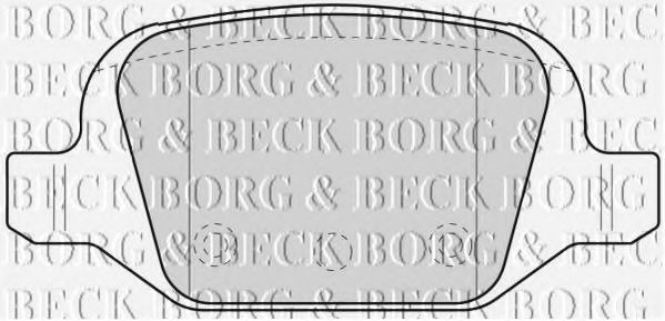 BORG & BECK BBP1775 Тормозные колодки для LANCIA MUSA (Лансиа/лянча Муса) BORG & BECK BBP1775 Тормозные колодки для LANCIA MUSA (Лансиа/лянча Муса)