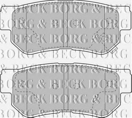 BORG & BECK BBP1787 Тормозные колодки для HYUNDAI SONATA III (Хендай Соната 3) BORG & BECK BBP1787 Тормозные колодки для HYUNDAI SONATA III (Хендай Соната 3)