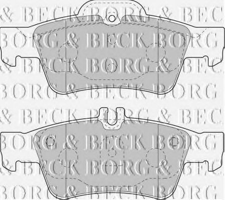 BORG & BECK BBP1798 Тормозные колодки для MERCEDESBENZ (Мерседес бенц) BORG & BECK BBP1798 Тормозные колодки для MERCEDESBENZ (Мерседес бенц)