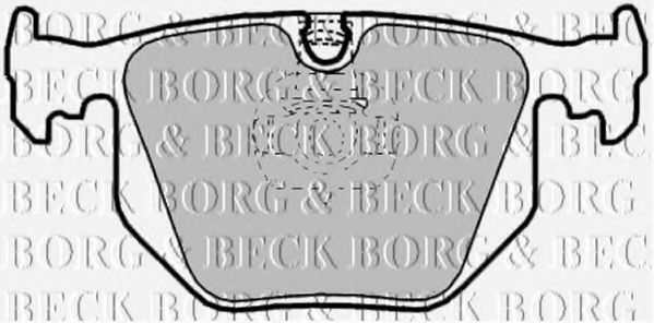 BORG & BECK BBP1844 Тормозные колодки для BMW (Бмв) BORG & BECK BBP1844 Тормозные колодки для BMW (Бмв)