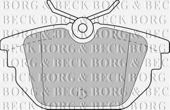 BORG & BECK BBP1867 Тормозные колодки для FIAT (Фиат) BORG & BECK BBP1867 Тормозные колодки для FIAT (Фиат)