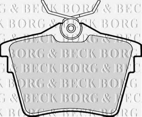 BORG & BECK BBP1899 Тормозные колодки для PEUGEOT 407 (Пежо 407) BORG & BECK BBP1899 Тормозные колодки для PEUGEOT 407 (Пежо 407)