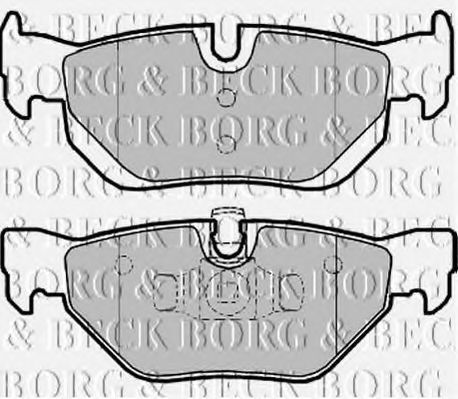 BORG & BECK BBP1963 Тормозные колодки для BMW (Бмв) BORG & BECK BBP1963 Тормозные колодки для BMW (Бмв)