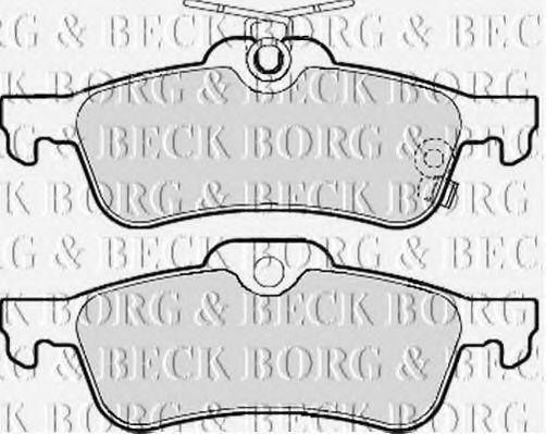 BORG & BECK BBP2109 Тормозные колодки для TOYOTA YARIS (Тойота/тоета Ярис) BORG & BECK BBP2109 Тормозные колодки для TOYOTA YARIS (Тойота/тоета Ярис)