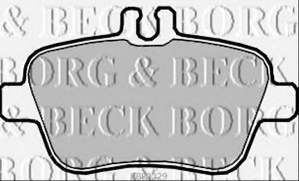BORG & BECK BBP2329 Тормозные колодки для MERCEDES-BENZ B-CLASS (Мэрcэдэс-бэнз Б класс) BORG & BECK BBP2329 Тормозные колодки для MERCEDES-BENZ B-CLASS (Мэрcэдэс-бэнз Б класс)