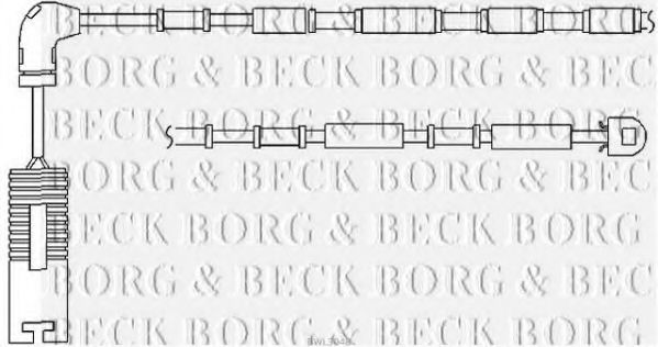 BORG & BECK BWL3048 Сигнализатор, износ тормозных колодок для BMW (Бмв) BORG & BECK BWL3048 Сигнализатор, износ тормозных колодок для BMW (Бмв)