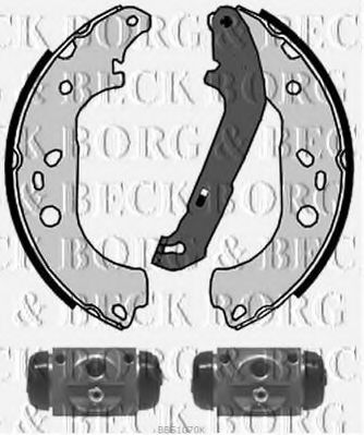 BORG & BECK BBS1070K Тормозные колодоки для FORD (Форд) BORG & BECK BBS1070K Тормозные колодоки для FORD (Форд)