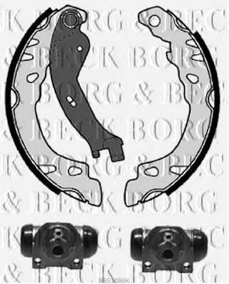 BORG & BECK BBS1086K Тормозные колодоки для FIAT 500 (Фиат 500) BORG & BECK BBS1086K Тормозные колодоки для FIAT 500 (Фиат 500)