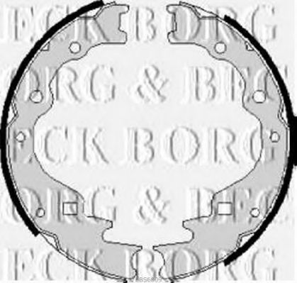 BORG & BECK BBS6009 Тормозные колодоки для MAZDA (Мазда) BORG & BECK BBS6009 Тормозные колодоки для MAZDA (Мазда)