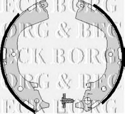 BORG & BECK BBS6018 Тормозные колодоки для TOYOTA HILUX II (Тойота/тоета Хилуx 2) BORG & BECK BBS6018 Тормозные колодоки для TOYOTA HILUX II (Тойота/тоета Хилуx 2)