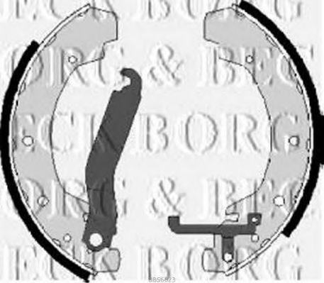 BORG & BECK BBS6023 Тормозные колодоки для VOLKSWAGEN (Фольксваген) BORG & BECK BBS6023 Тормозные колодоки для VOLKSWAGEN (Фольксваген)