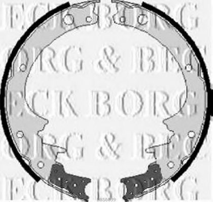 BORG & BECK BBS6039 Тормозные колодоки для NISSAN ATLAS (Ниссан Атлас) BORG & BECK BBS6039 Тормозные колодоки для NISSAN ATLAS (Ниссан Атлас)