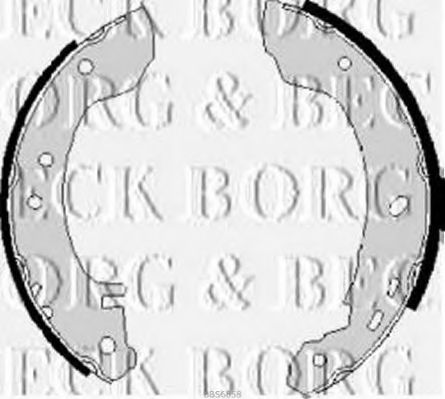 BORG & BECK BBS6058 Тормозные колодоки для NISSAN PRIMERA (Ниссан Примера) BORG & BECK BBS6058 Тормозные колодоки для NISSAN PRIMERA (Ниссан Примера)