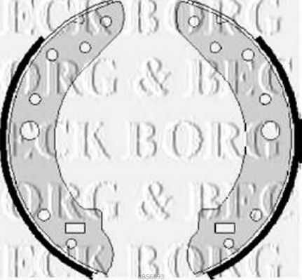 BORG & BECK BBS6093 Тормозные колодоки для ROVER 2000-3500 (Ровер 2000-3500) BORG & BECK BBS6093 Тормозные колодоки для ROVER 2000-3500 (Ровер 2000-3500)