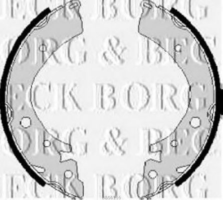 BORG & BECK BBS6116 Тормозные колодоки для HONDA ACCORD II (Хонда Аccорд 2) BORG & BECK BBS6116 Тормозные колодоки для HONDA ACCORD II (Хонда Аccорд 2)