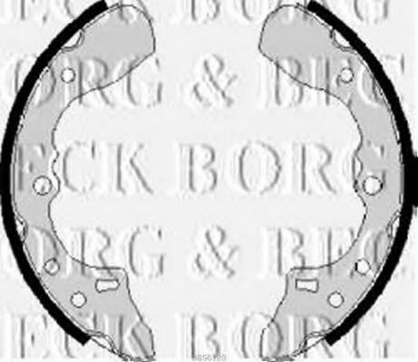 BORG & BECK BBS6120 Тормозные колодоки для MAZDA GLC II (Мазда Глc 2) BORG & BECK BBS6120 Тормозные колодоки для MAZDA GLC II (Мазда Глc 2)