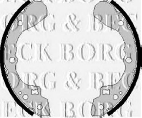 BORG & BECK BBS6145 Тормозные колодоки для MAZDA 626 II (Мазда 626 2) BORG & BECK BBS6145 Тормозные колодоки для MAZDA 626 II (Мазда 626 2)