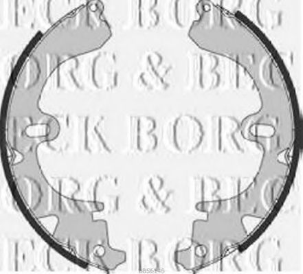 BORG & BECK BBS6146 Тормозные колодоки для TOYOTA COROLLA SPRINTER (Тойота/тоета Cоролла спринтэр) BORG & BECK BBS6146 Тормозные колодоки для TOYOTA COROLLA SPRINTER (Тойота/тоета Cоролла спринтэр)