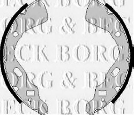 BORG & BECK BBS6148 Тормозные колодоки для MAZDA (Мазда) BORG & BECK BBS6148 Тормозные колодоки для MAZDA (Мазда)