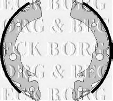 BORG & BECK BBS6164 Тормозные колодоки для HONDA CRX II (Хонда Cрх 2) BORG & BECK BBS6164 Тормозные колодоки для HONDA CRX II (Хонда Cрх 2)