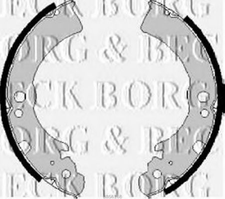 BORG & BECK BBS6168 Тормозные колодоки для NISSAN PULSAR I (Ниссан Пулсар и) BORG & BECK BBS6168 Тормозные колодоки для NISSAN PULSAR I (Ниссан Пулсар и)