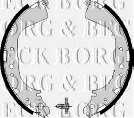 BORG & BECK BBS6193 Тормозные колодоки для TOYOTA HIACE II (Тойота/тоета Хиаcэ 2) BORG & BECK BBS6193 Тормозные колодоки для TOYOTA HIACE II (Тойота/тоета Хиаcэ 2)