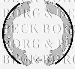 BORG & BECK BBS6200 Тормозные колодоки для NISSAN PICKUP / NP300 III (Ниссан Пиcкуп / нп300 3)