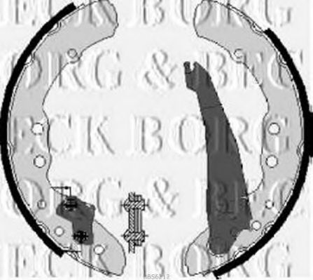 BORG & BECK BBS6212 Тормозные колодоки для AUDI 90 (Ауди 90) BORG & BECK BBS6212 Тормозные колодоки для AUDI 90 (Ауди 90)