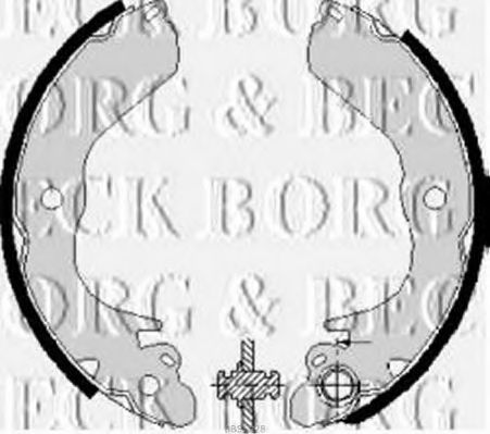 BORG & BECK BBS6228 Тормозные колодоки для PROTON SALOON (Протон Салоон) BORG & BECK BBS6228 Тормозные колодоки для PROTON SALOON (Протон Салоон)