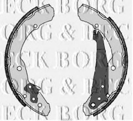 BORG & BECK BBS6230 Тормозные колодоки для VOLKSWAGEN CADDY III (Фольксваген Кадди 3) BORG & BECK BBS6230 Тормозные колодоки для VOLKSWAGEN CADDY III (Фольксваген Кадди 3)