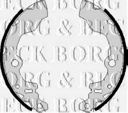BORG & BECK BBS6232 Тормозные колодоки для SUBARU (Субару) BORG & BECK BBS6232 Тормозные колодоки для SUBARU (Субару)