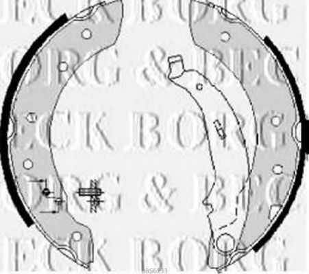 BORG & BECK BBS6233 Тормозные колодоки для DACIA SOLENZA (Дача Солэнза) BORG & BECK BBS6233 Тормозные колодоки для DACIA SOLENZA (Дача Солэнза)