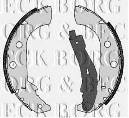 BORG & BECK BBS6268 Тормозные колодоки для PEUGEOT (Пежо) BORG & BECK BBS6268 Тормозные колодоки для PEUGEOT (Пежо)
