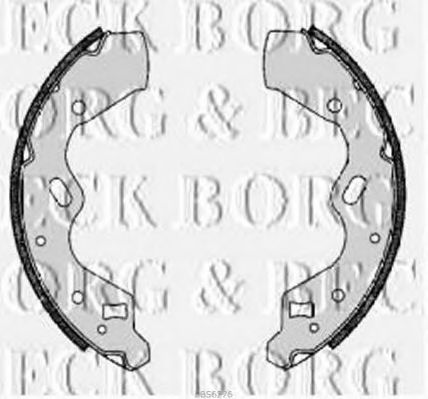 BORG & BECK BBS6276 Тормозные колодоки для MAZDA (Мазда) BORG & BECK BBS6276 Тормозные колодоки для MAZDA (Мазда)