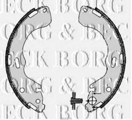 BORG & BECK BBS6278 Тормозные колодоки для MAZDA TRIBUTE (Мазда Трибутэ) BORG & BECK BBS6278 Тормозные колодоки для MAZDA TRIBUTE (Мазда Трибутэ)