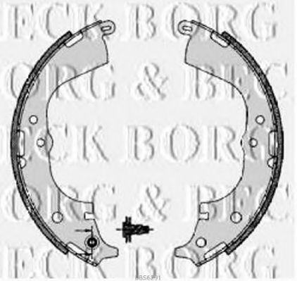 BORG & BECK BBS6291 Тормозные колодоки для TOYOTA HILUX II (Тойота/тоета Хилуx 2) BORG & BECK BBS6291 Тормозные колодоки для TOYOTA HILUX II (Тойота/тоета Хилуx 2)