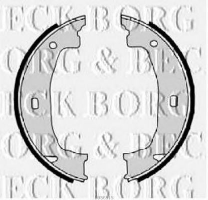BORG & BECK BBS6315 Тормозные колодоки для BMW 2 (Бмв 2) BORG & BECK BBS6315 Тормозные колодоки для BMW 2 (Бмв 2)