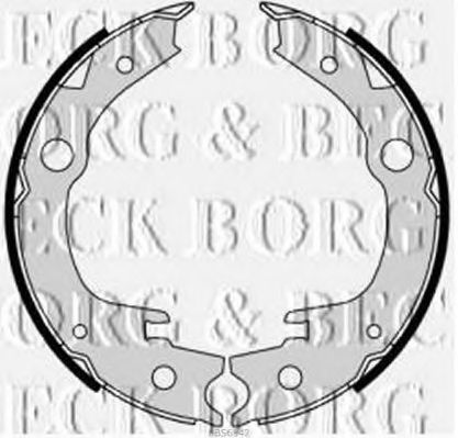 BORG & BECK BBS6342 Тормозные колодоки для TOYOTA PRIUS (Тойота/тоета Приус) BORG & BECK BBS6342 Тормозные колодоки для TOYOTA PRIUS (Тойота/тоета Приус)