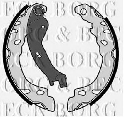 BORG & BECK BBS6346 Тормозные колодоки для FIAT 500 (Фиат 500) BORG & BECK BBS6346 Тормозные колодоки для FIAT 500 (Фиат 500)