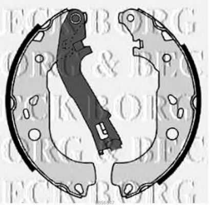 BORG & BECK BBS6347 Тормозные колодоки для FIAT (Фиат) BORG & BECK BBS6347 Тормозные колодоки для FIAT (Фиат)