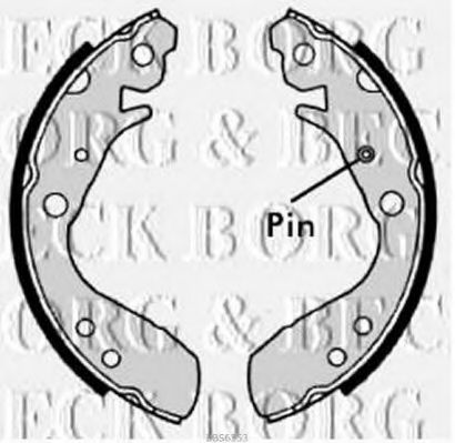 BORG & BECK BBS6353 Тормозные колодоки для HONDA FIT II (Хонда Фит 2) BORG & BECK BBS6353 Тормозные колодоки для HONDA FIT II (Хонда Фит 2)