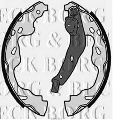 BORG & BECK BBS6356 Тормозные колодоки для OPEL AGILA (Опель Агила) BORG & BECK BBS6356 Тормозные колодоки для OPEL AGILA (Опель Агила)