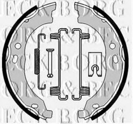 BORG & BECK BBS6360 Тормозные колодоки для FIAT (Фиат) BORG & BECK BBS6360 Тормозные колодоки для FIAT (Фиат)