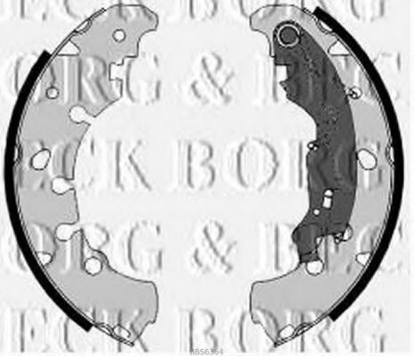 BORG & BECK BBS6364 Тормозные колодоки для LANCIA MUSA (Лансиа/лянча Муса) BORG & BECK BBS6364 Тормозные колодоки для LANCIA MUSA (Лансиа/лянча Муса)