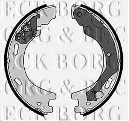 BORG & BECK BBS6416 Тормозные колодоки для LAND ROVER RANGE ROVER SPORT (Ленд ровер/лэнд ровер Рангэ ровер спорт) BORG & BECK BBS6416 Тормозные колодоки для LAND ROVER RANGE ROVER SPORT (Ленд ровер/лэнд ровер Рангэ ровер спорт)
